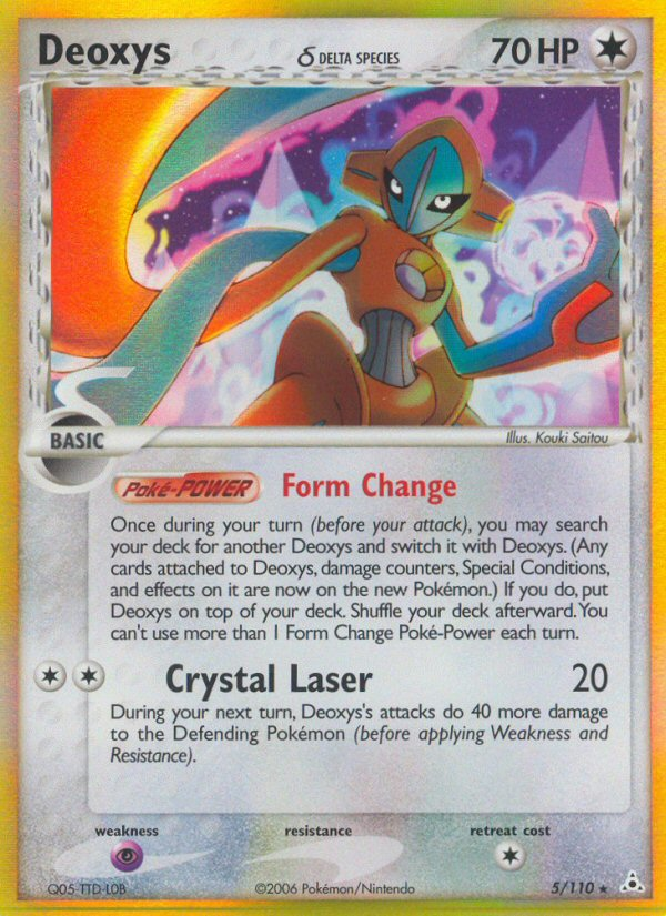 Deoxys (5/110) (Delta Species) [EX: Holon Phantoms] | Infinity Cards & Collectibles