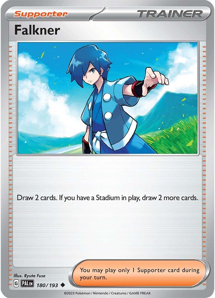 Falkner (180/193) [Scarlet & Violet: Paldea Evolved] | Infinity Cards & Collectibles