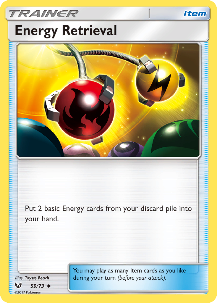 Energy Retrieval (59/73) [Sun & Moon: Shining Legends] | Infinity Cards & Collectibles