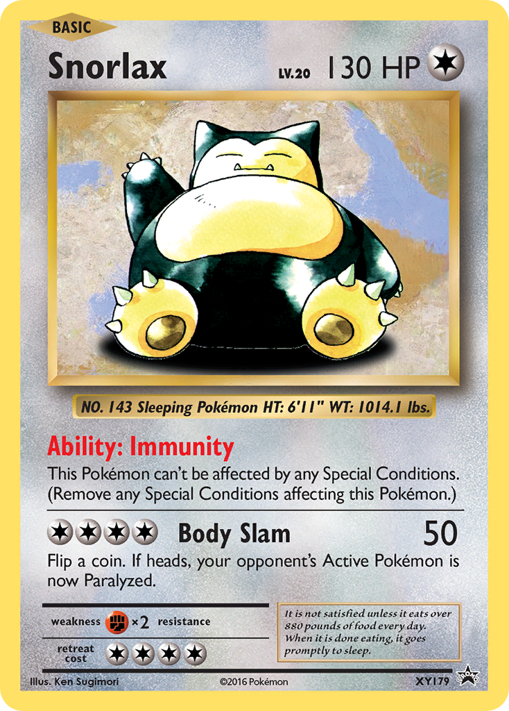 Snorlax (XY179) [XY: Black Star Promos] | Infinity Cards & Collectibles