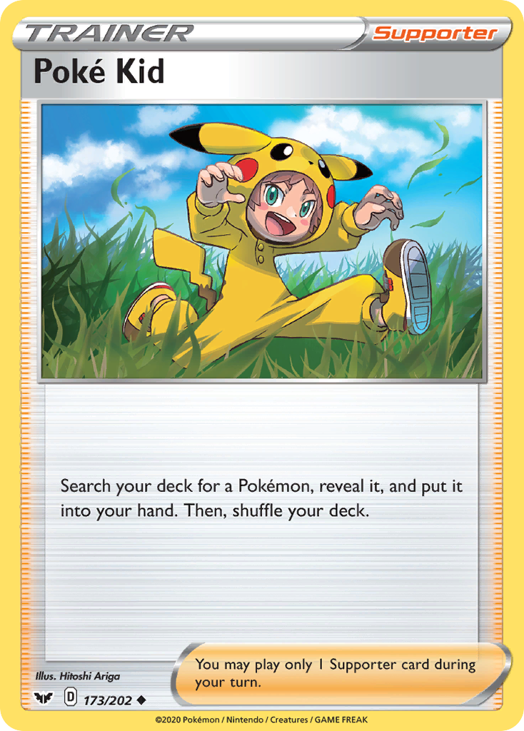 Poke Kid (173/202) [Sword & Shield: Base Set] | Infinity Cards & Collectibles