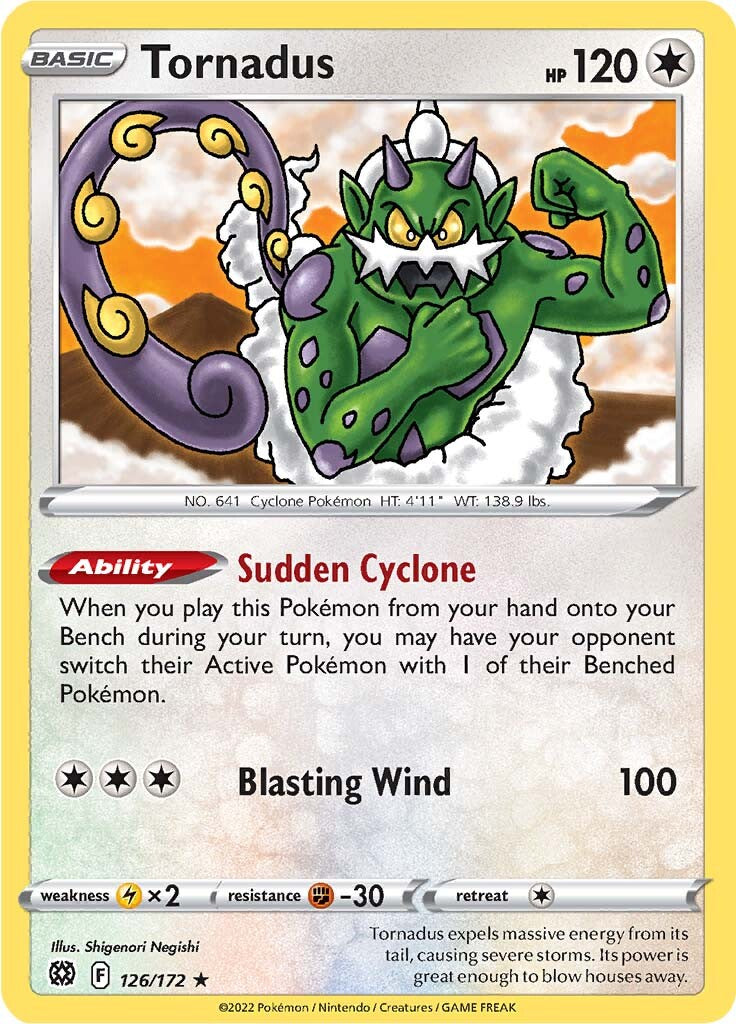 Tornadus (126/172) [Sword & Shield: Brilliant Stars] | Infinity Cards & Collectibles