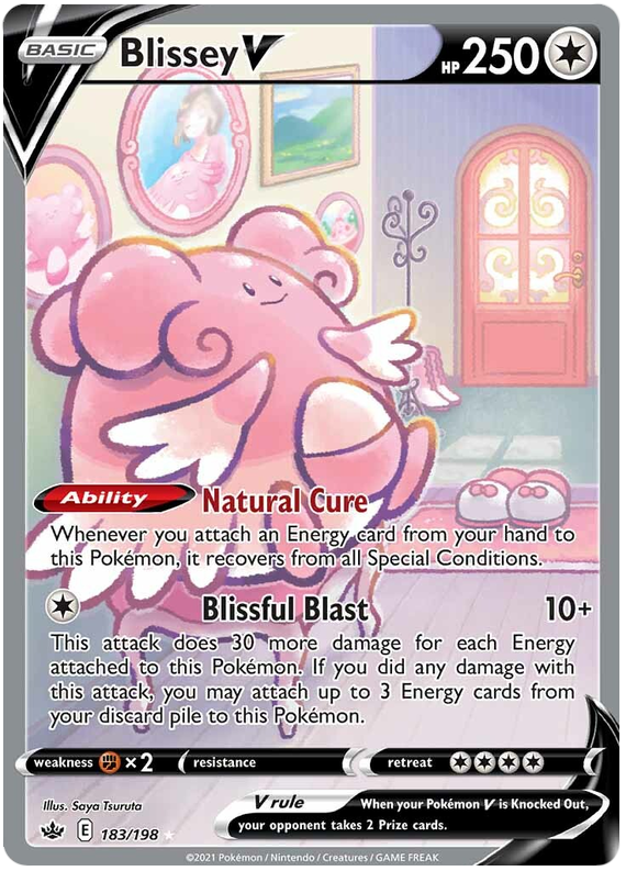 Blissey V (183/198) [Sword & Shield: Chilling Reign] | Infinity Cards & Collectibles