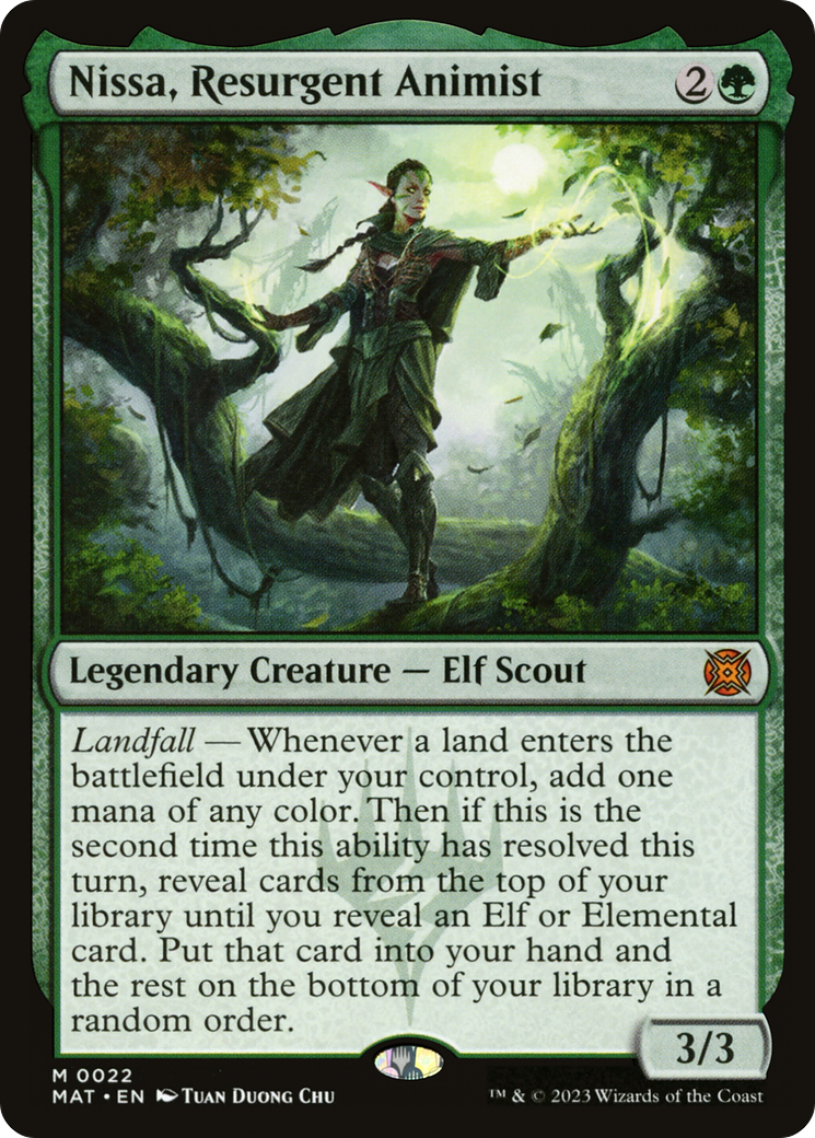 Nissa, Resurgent Animist [March of the Machine: The Aftermath] | Infinity Cards & Collectibles