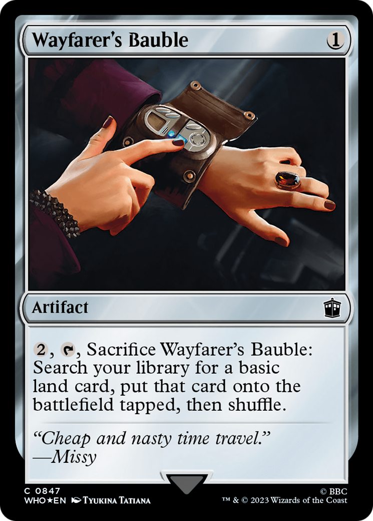 Wayfarer's Bauble (Surge Foil) [Doctor Who] | Infinity Cards & Collectibles