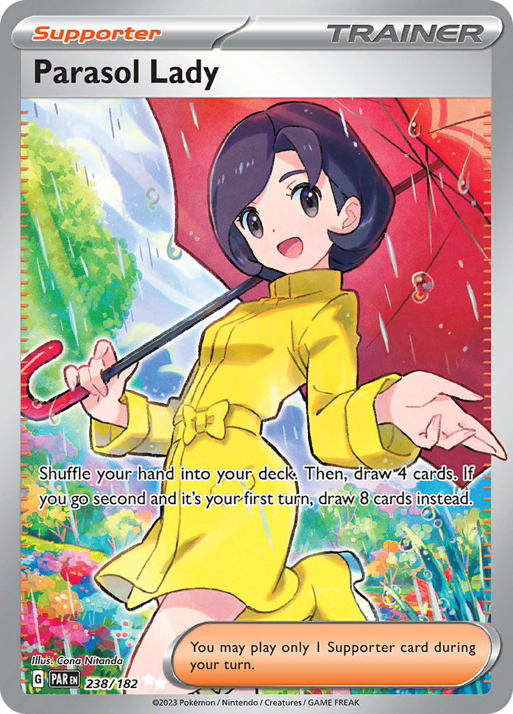 Parasol Lady (238/182) [Scarlet & Violet: Paradox Rift] | Infinity Cards & Collectibles