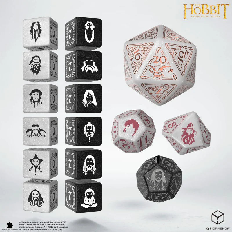 Q-Workshop - TCG Dice Set - The Hobbit - Radiant Dawn