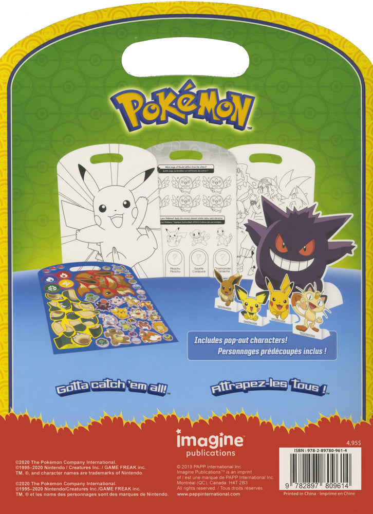 Pokémon Colouring Book /w Stickers - Action Color