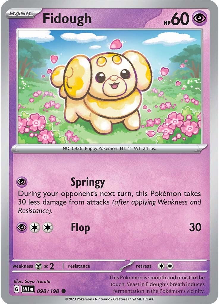 Fidough (098/198) [Scarlet & Violet: Base Set] | Infinity Cards & Collectibles