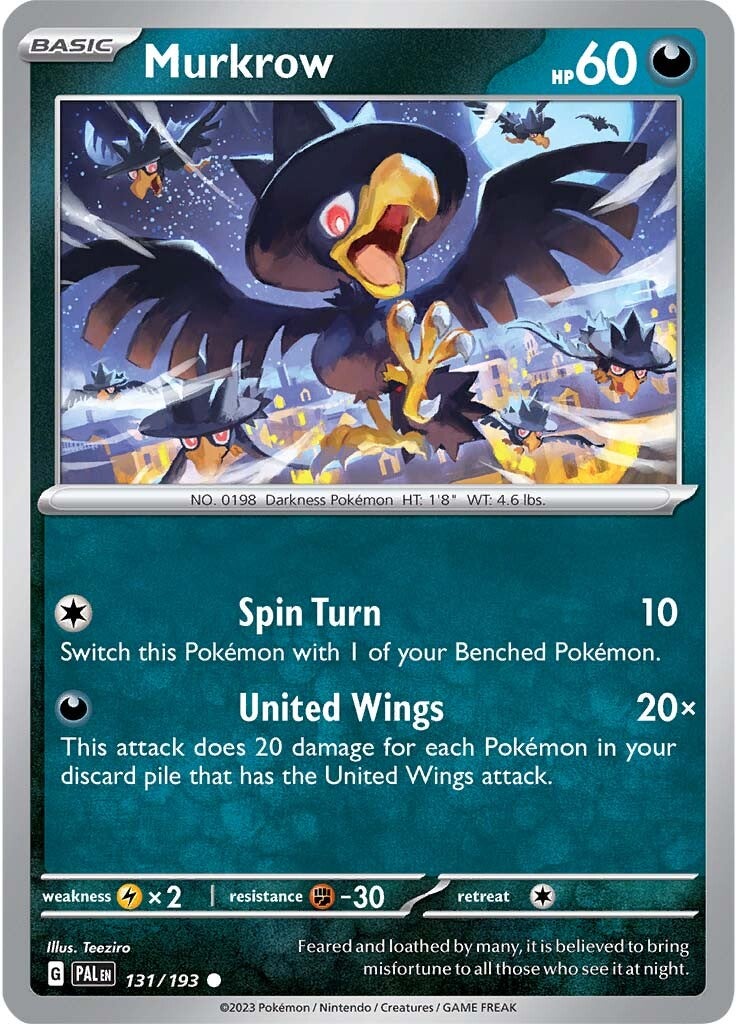 Murkrow (131/193) [Scarlet & Violet: Paldea Evolved] | Infinity Cards & Collectibles