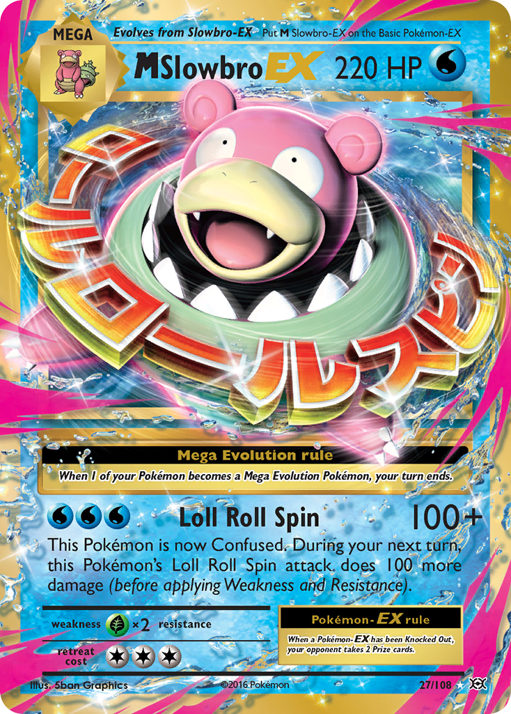 M Slowbro EX (27/108) [XY: Evolutions] | Infinity Cards & Collectibles