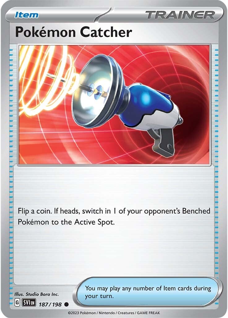Pokemon Catcher (187/198) [Scarlet & Violet: Base Set] | Infinity Cards & Collectibles