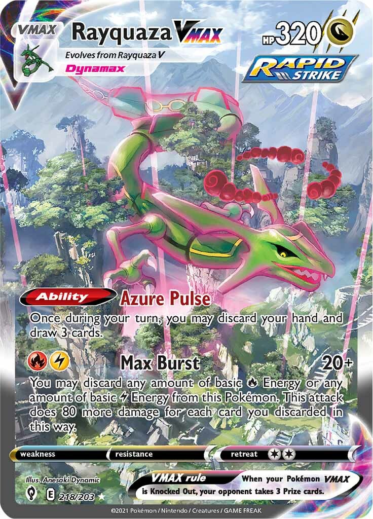 Rayquaza VMAX (218/203) [Sword & Shield: Evolving Skies] | Infinity Cards & Collectibles