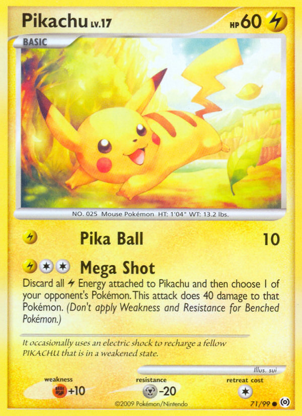 Pikachu (71/99) [Platinum: Arceus] | Infinity Cards & Collectibles