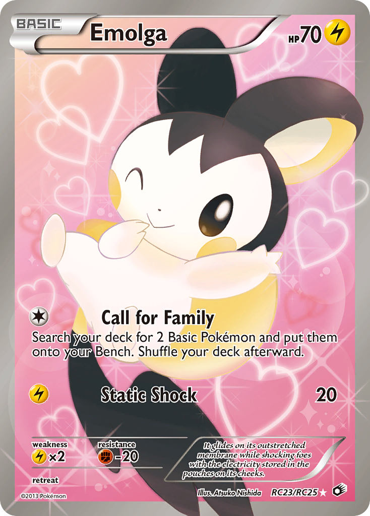 Emolga (RC23/RC25) [Black & White: Legendary Treasures] | Infinity Cards & Collectibles