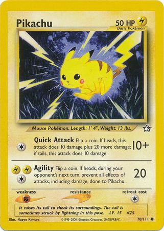 Pikachu (70/111) [Neo Genesis Unlimited] | Infinity Cards & Collectibles