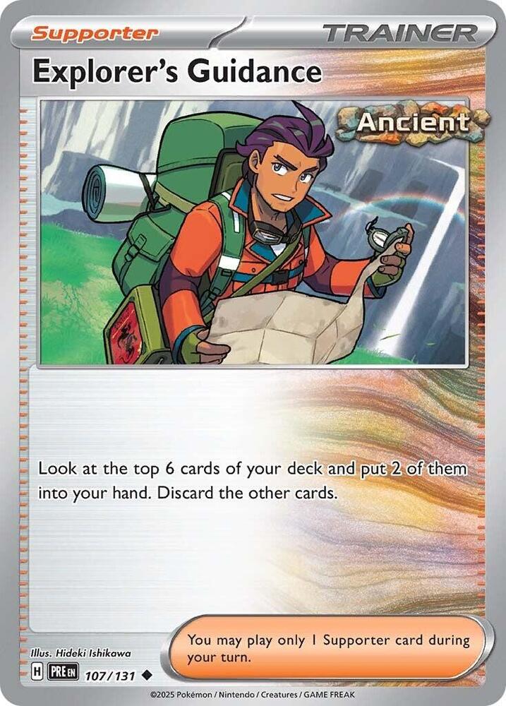 Explorer's Guidance (107/131) [Scarlet & Violet: Prismatic Evolutions] | Infinity Cards & Collectibles