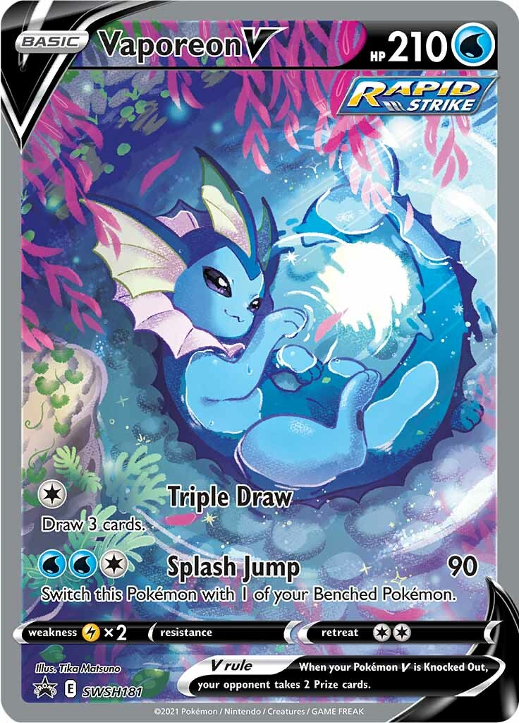 Vaporeon V (SWSH181) [Sword & Shield: Black Star Promos] | Infinity Cards & Collectibles