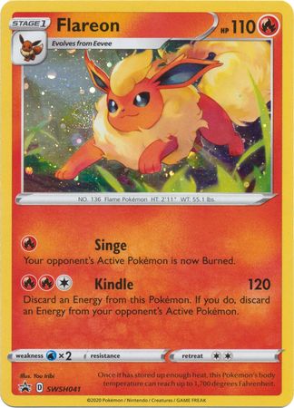 Flareon (SWSH041) [Sword & Shield: Black Star Promos] | Infinity Cards & Collectibles