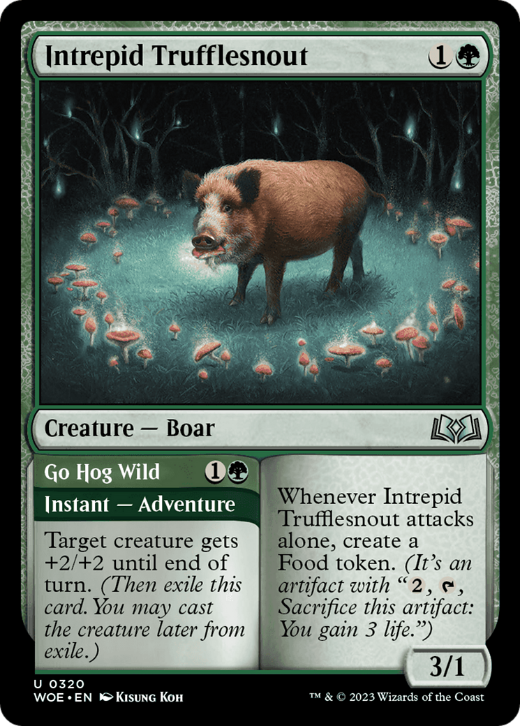 Intrepid Trufflesnout // Go Hog Wild [Wilds of Eldraine]