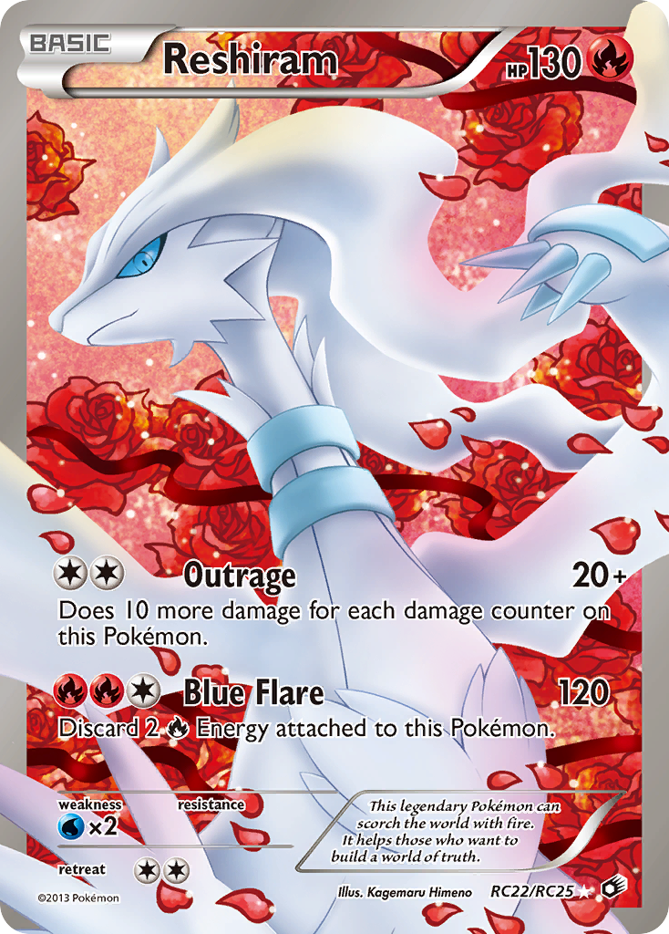 Reshiram (RC22/RC25) [Black & White: Legendary Treasures] | Infinity Cards & Collectibles