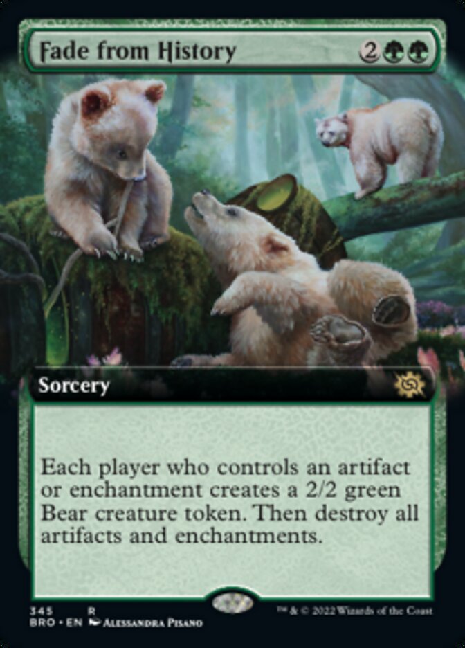 Fade from History (Extended Art) [The Brothers' War] | Infinity Cards & Collectibles