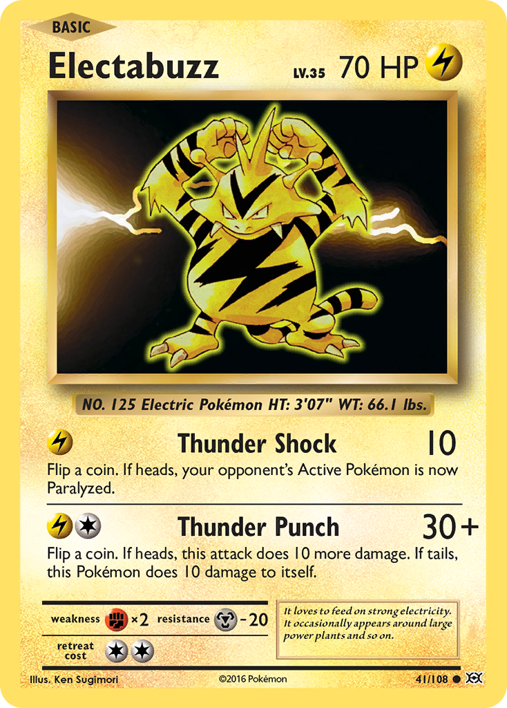 Electabuzz (41/108) [XY: Evolutions] | Infinity Cards & Collectibles