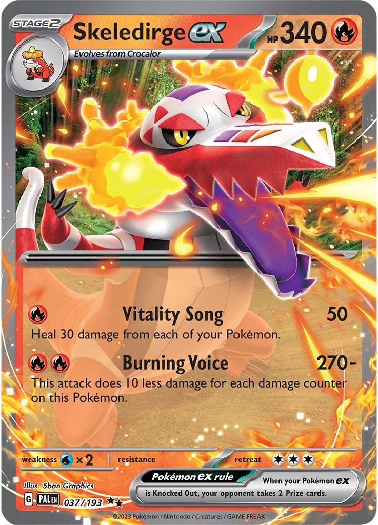 Skeledirge ex (037/193) [Scarlet & Violet: Paldea Evolved] | Infinity Cards & Collectibles