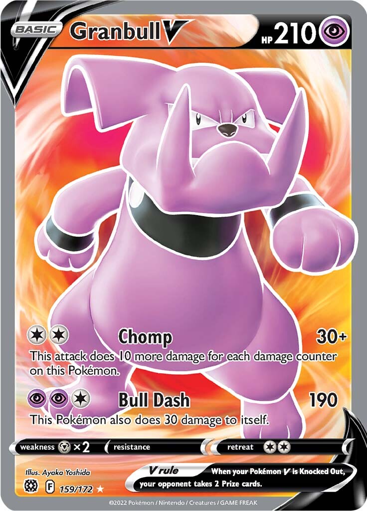 Granbull V (159/172) [Sword & Shield: Brilliant Stars] | Infinity Cards & Collectibles
