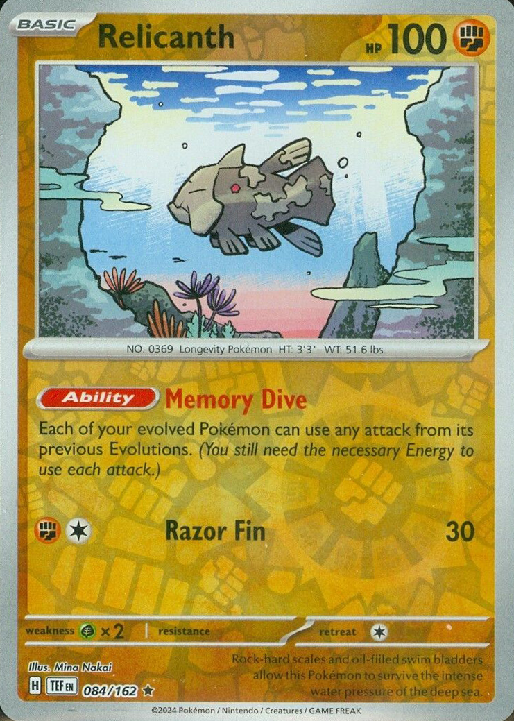 Relicanth (084/162) [Scarlet & Violet: Temporal Forces] | Infinity Cards & Collectibles