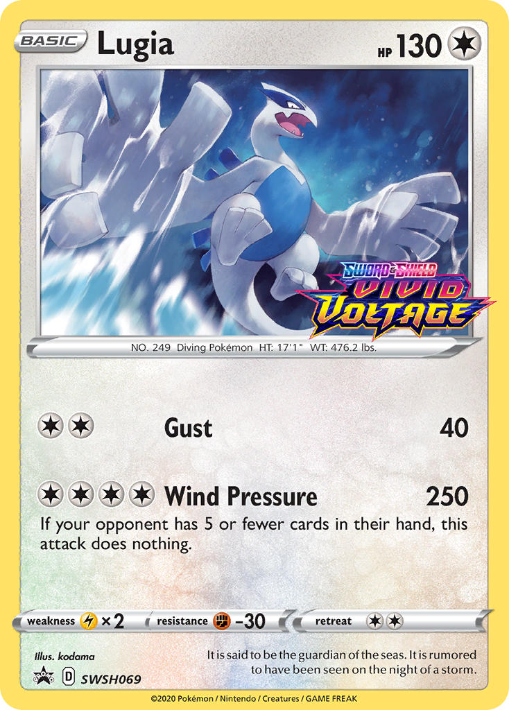 Lugia (SWSH069) (Prerelease Promo) [Sword & Shield: Black Star Promos] | Infinity Cards & Collectibles