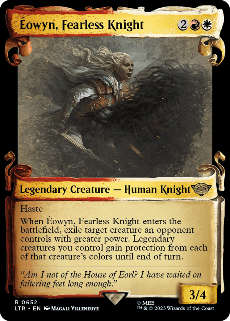Eowyn, Fearless Knight [The Lord of the Rings: Tales of Middle-Earth Showcase Scrolls] | Infinity Cards & Collectibles