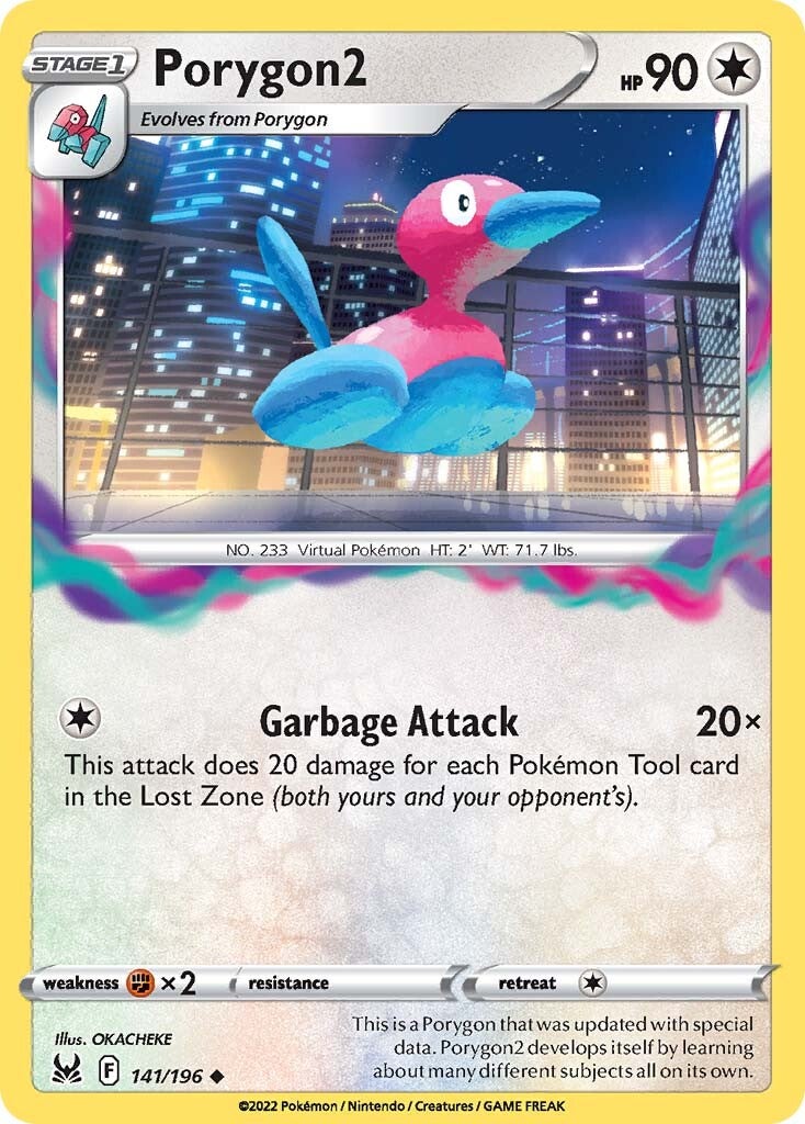 Porygon2 (141/196) [Sword & Shield: Lost Origin] | Infinity Cards & Collectibles