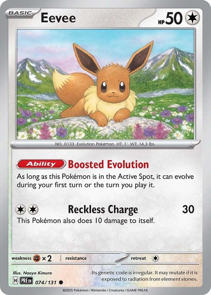 Eevee (074/131) [Scarlet & Violet: Prismatic Evolutions] | Infinity Cards & Collectibles