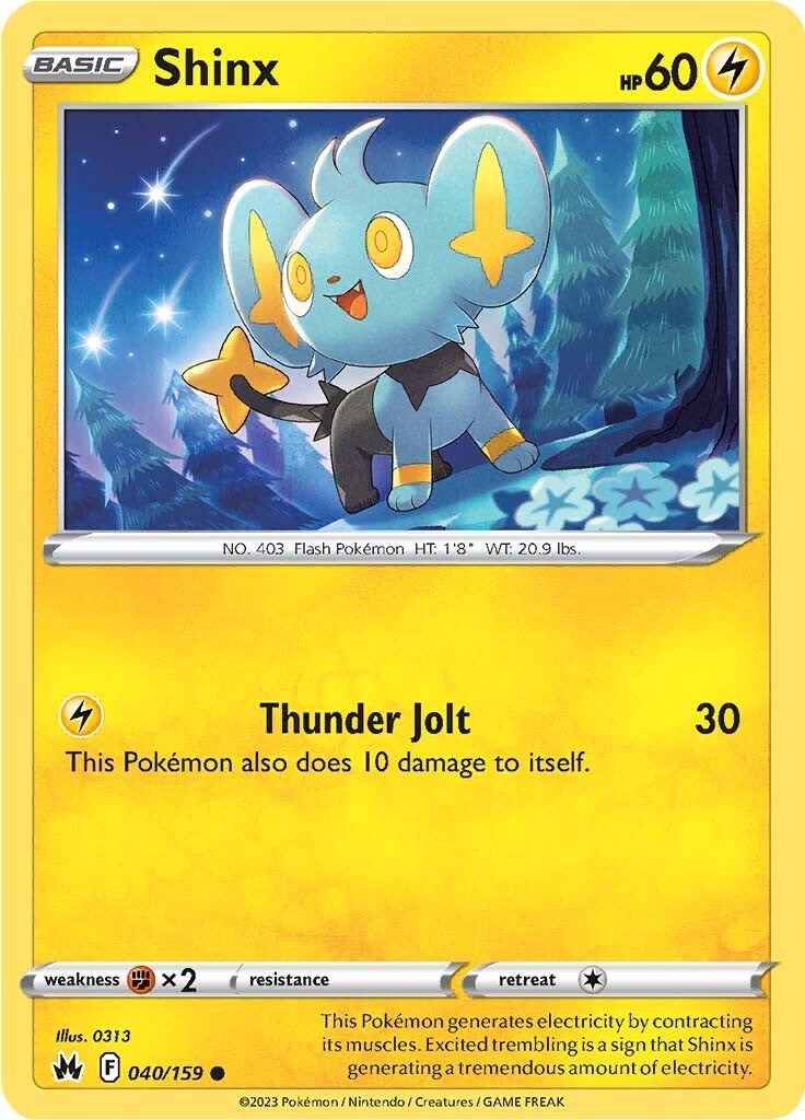 Shinx (040/159) (40) [Sword & Shield: Crown Zenith] | Infinity Cards & Collectibles