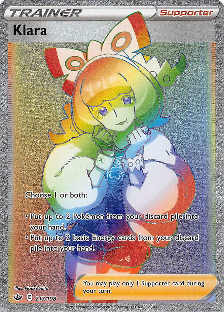 Klara (217/198) [Sword & Shield: Chilling Reign] | Infinity Cards & Collectibles