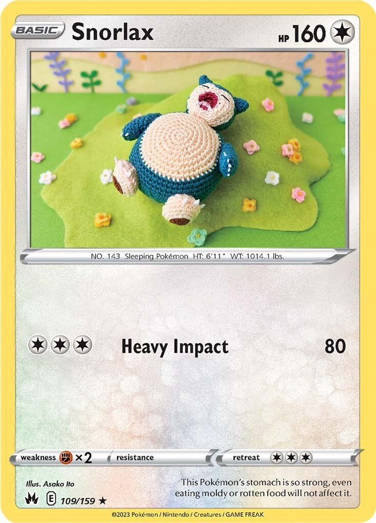 Snorlax (109/159) [Sword & Shield: Crown Zenith] | Infinity Cards & Collectibles