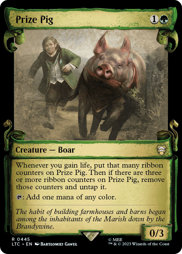Prize Pig [The Lord of the Rings: Tales of Middle-Earth Commander Showcase Scrolls] | Infinity Cards & Collectibles