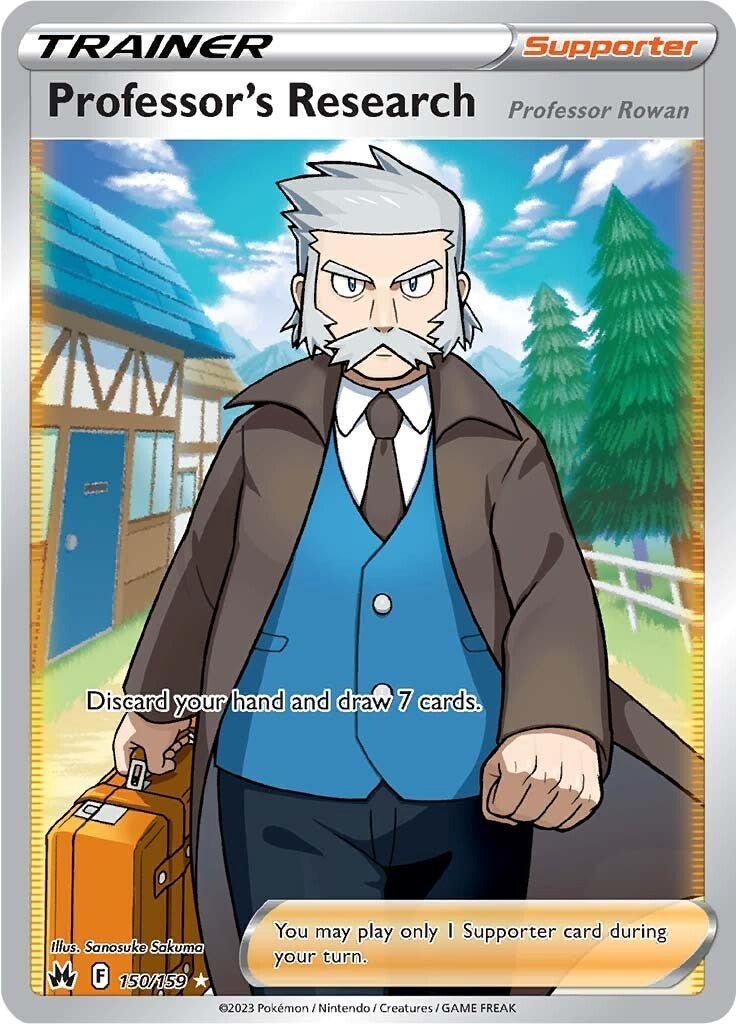 Professor's Research (150/159) (Full Art) [Sword & Shield: Crown Zenith] | Infinity Cards & Collectibles