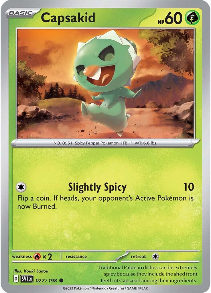 Capsakid (027/198) [Scarlet & Violet: Base Set] | Infinity Cards & Collectibles