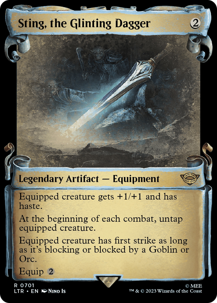Sting, the Glinting Dagger [The Lord of the Rings: Tales of Middle-Earth Showcase Scrolls] | Infinity Cards & Collectibles