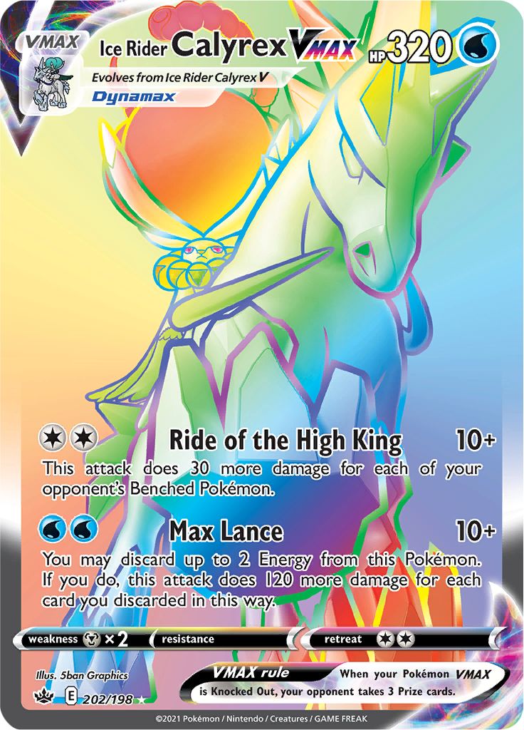 Ice Rider Calyrex VMAX (202/198) [Sword & Shield: Chilling Reign] | Infinity Cards & Collectibles