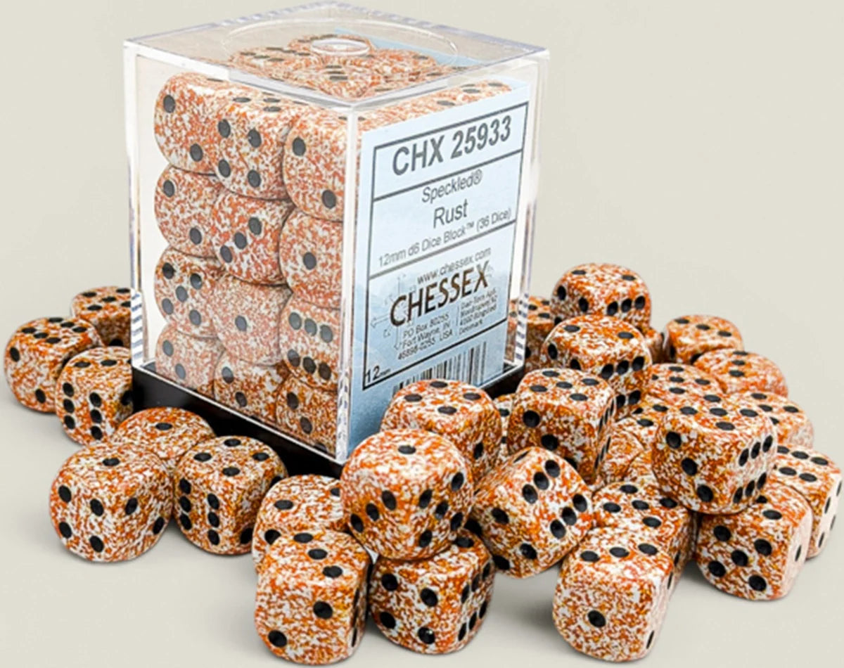 Chessex - 36D6 - Speckled Dice