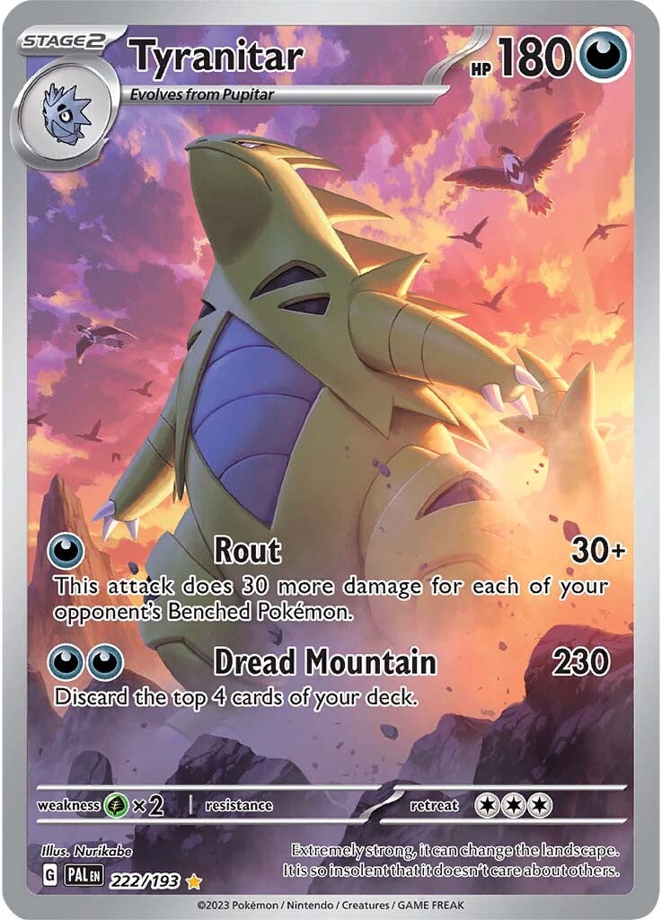Tyranitar (222/193) [Scarlet & Violet: Paldea Evolved] | Infinity Cards & Collectibles