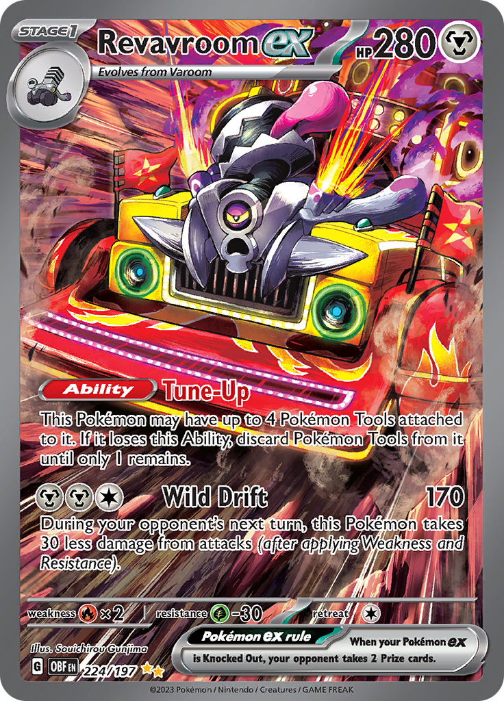 Revavroom ex (224/197) [Scarlet & Violet: Obsidian Flames] | Infinity Cards & Collectibles