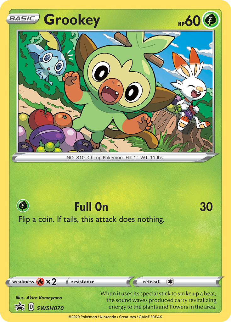 Grookey (SWSH070) [Sword & Shield: Black Star Promos] | Infinity Cards & Collectibles
