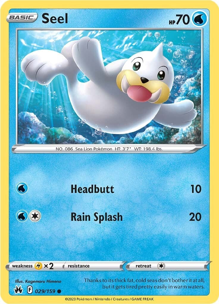 Seel (029/159) [Sword & Shield: Crown Zenith] | Infinity Cards & Collectibles