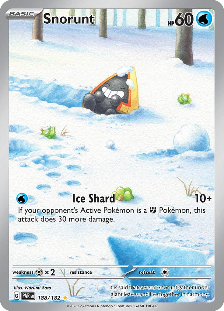 Snorunt (188/182) [Scarlet & Violet: Paradox Rift] | Infinity Cards & Collectibles
