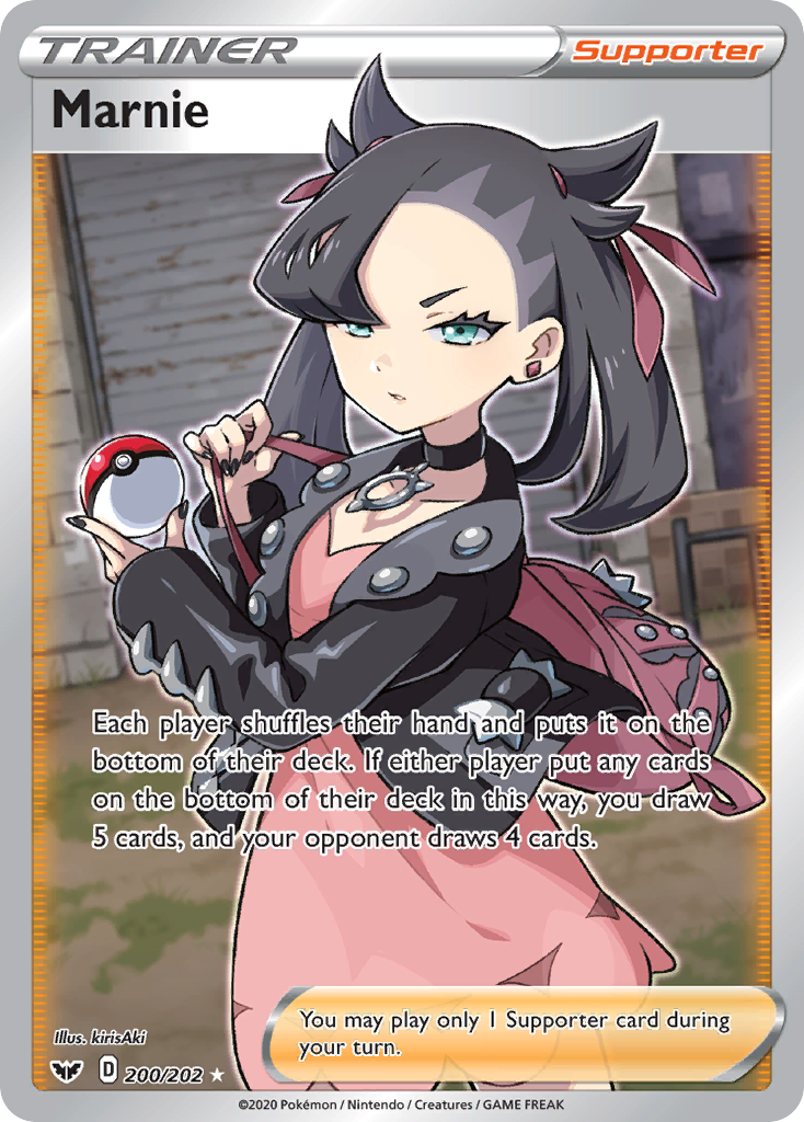 Marnie (200/202) [Sword & Shield: Base Set] | Infinity Cards & Collectibles