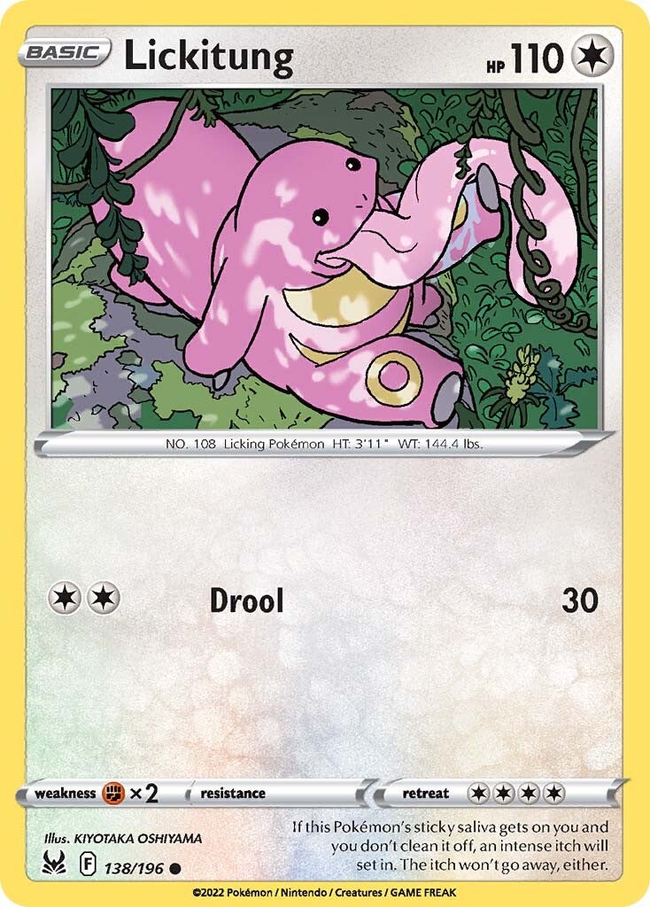 Lickitung (138/196) [Sword & Shield: Lost Origin] | Infinity Cards & Collectibles